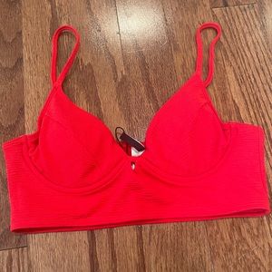 NWT BCBGMAXAZRIA Bikini Top sz 6